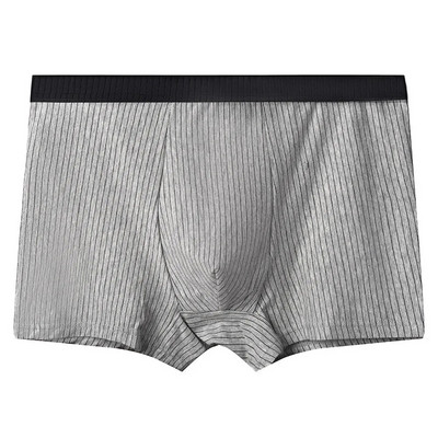 Muške pamučne prugaste bokserice Muško antibakterijsko donje rublje Muško pamučno visoko elastično boksersko donje rublje Visokokvalitetne donje rublje