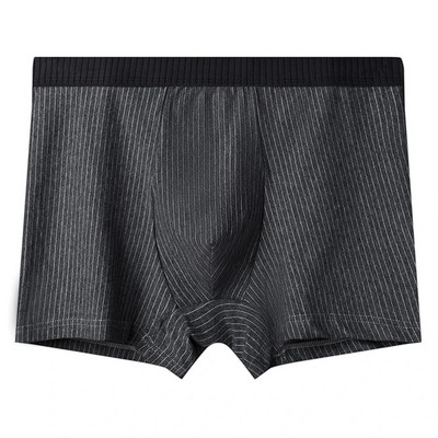 Muške pamučne prugaste bokserice Muško antibakterijsko donje rublje Muško pamučno visoko elastično boksersko donje rublje Visokokvalitetne donje rublje