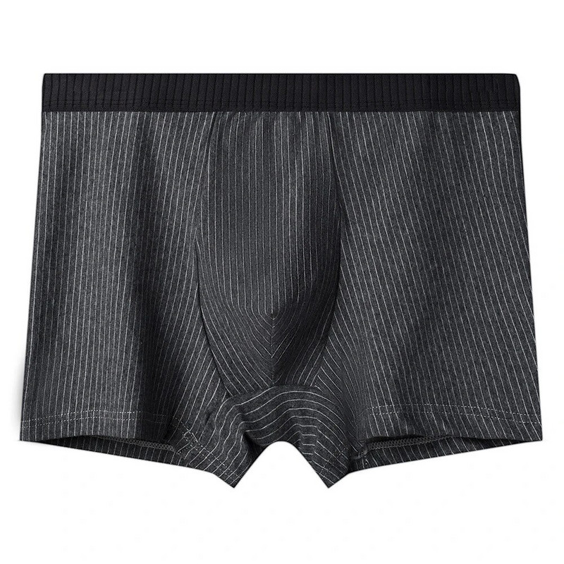 Muške pamučne prugaste bokserice Muško antibakterijsko donje rublje Muško pamučno visoko elastično boksersko donje rublje Visokokvalitetne donje rublje