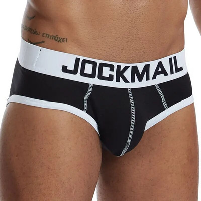 JOCKMAIL Летни шорти Мъжко бельо Секси мъжки слипове Jockstraps Calzoncillos Hombre Slips Cotton Men Bikini Cuecas Gay Underpant