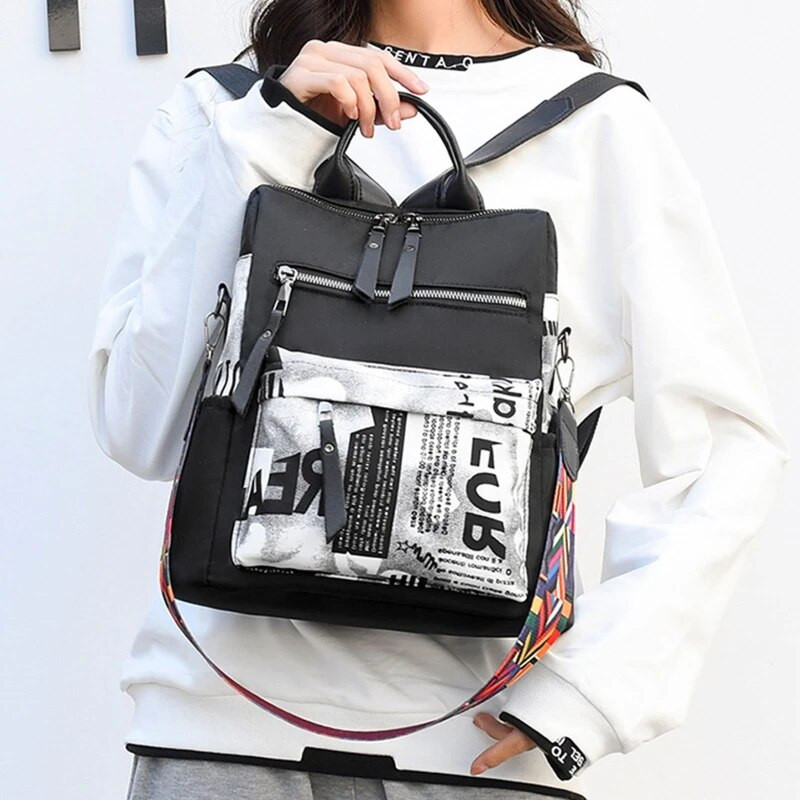 Ženski ruksak torbica Modni ruksak na rame Oxford putni ruksak prijenosna torba za rame protiv krađe za žene djevojke