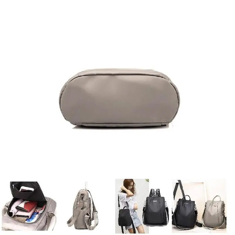 Moterų vandeniui atspari Oksfordo audinio kelioninė kuprinė nailoninė nuo vagystės dvigubas krepšys ant peties 2023 m. Nauji paauglių mergaičių madingi mokykliniai krepšiai