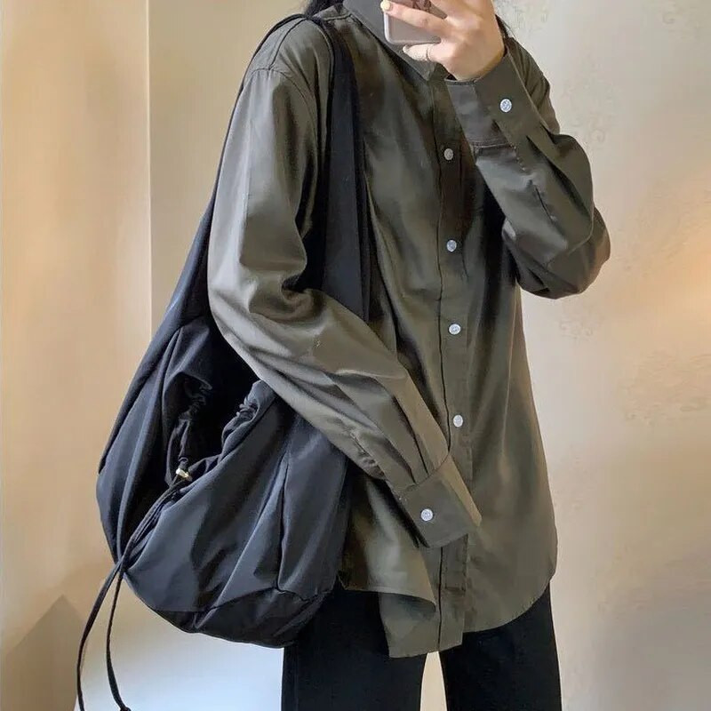 Ženska torba Nova najlonska kanta Modni čvrsti patentni zatvarač MEKA torba na rame Torbice i ručne torbe Luksuzna dizajnerska crna velika torba sumka