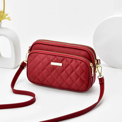 Gusure Modne prošivene torbe na rame preko ramena za žene Luksuzna dizajnerska školjkasta torbica Ženska mala clutch torbica bolsa