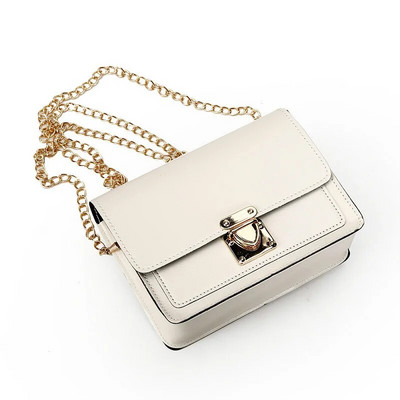 Modne male ženske torbe za 2023. Raznovrsna torba s lancem na rame Ženska hit torba s šavovima u boji Messenger torba PU Mini četvrtasta torba Torbica