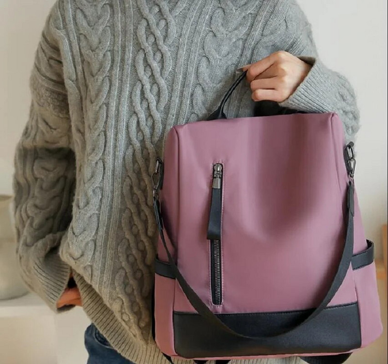 Korejski modni vodootporni najlonski protuprovalni putni ruksak Ženske torbe na rame velikog kapaciteta Tote Student School torba Ruksaci