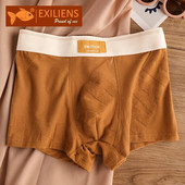 EXILIENS Jacquard Boxer Vyriški apatiniai medvilniniai Calzoncillos Slips Hombre Vyriški Boksai Cuecas Masculinas Vyriškos kelnaitės L-3XL K101-JL