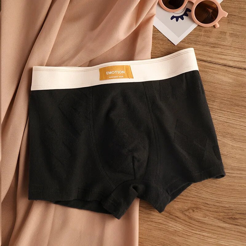 EXILIENS Jacquard Boxer Vyriški apatiniai medvilniniai Calzoncillos Slips Hombre Vyriški Boksai Cuecas Masculinas Vyriškos kelnaitės L-3XL K101-JL