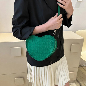 Малка дамска чанта Модна луксозна дизайнерска чанта Сърце Европейски чанти за жени Bolsas Портмоне Дамски месинджър за рамо Тенденция за 2023 г.