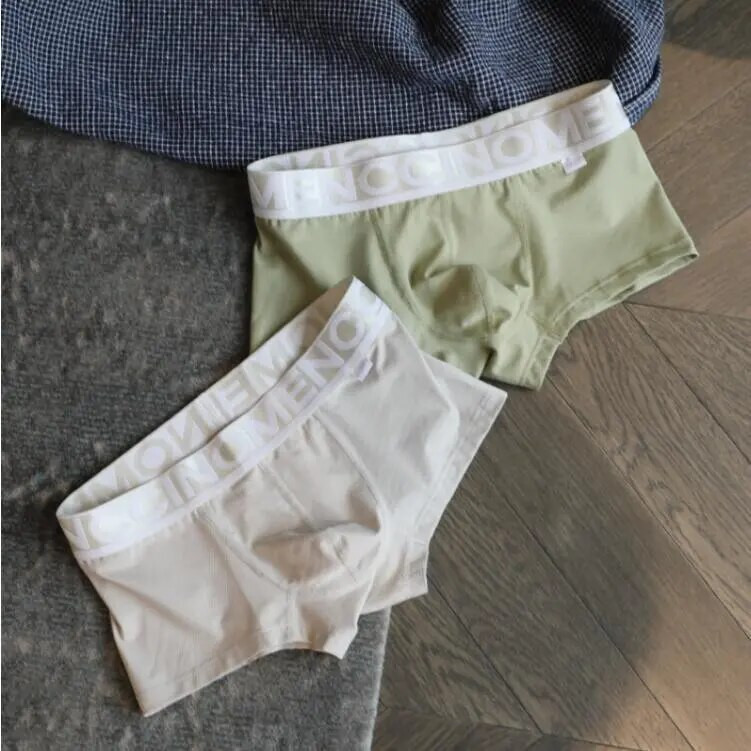 Klubus pakeliantys vienspalviai žemo juosmens vyriški apatiniai Sportiniai jaunimo bokserinės kelnės Japoniško dizaino vyriškas vidinis žakardo audinys