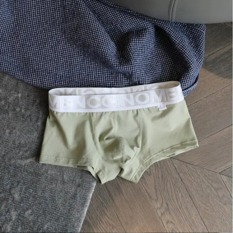 Klubus pakeliantys vienspalviai žemo juosmens vyriški apatiniai Sportiniai jaunimo bokserinės kelnės Japoniško dizaino vyriškas vidinis žakardo audinys