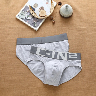 Brand Muške gaćice donjeg rublja Prozračne hlače niskog struka Modna elastična U torbica Usko pripijene udobne donje gaće od čistog pamuka