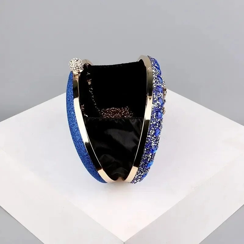 Ženska večernja torba Modna nova svečana ručna torba s umetnutim dijamantima suncokreta Haljina Večernja luksuzna torba