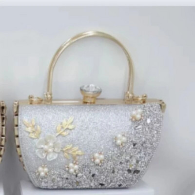 Uus riistvara teemantlillekaunistus õhtusöögiõhtu õhtukleit Elegance käeshoitav naistekott