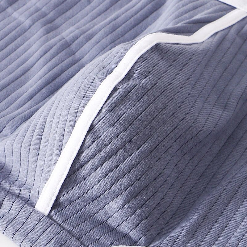 Vyriški apatiniai madingi medvilniniai patogūs kvėpuojantys bokseriniai šortai Sexy U maišelis Vyriškos apatinės kelnės Vyriškos raidės margintos kelnaitės Cueca