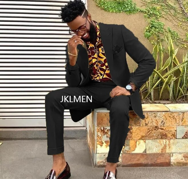 Dizajnerski vjenčani smokingi za mladoženje, uski krojevi, muška odijela, kompleti od 2 komada, sakoi, formalno odijelo sa šiljcima i reverima, sa jaknom i hlačama