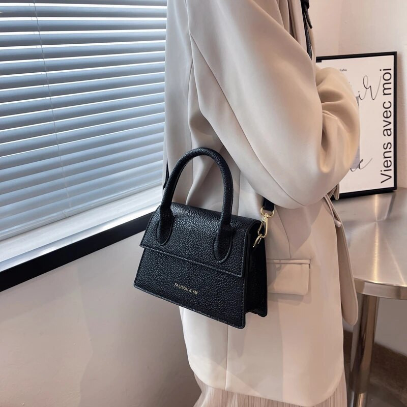 Legjobb márkájú kézitáska, kis méretű, egyfogantyús kuplungtáska nőknek Crossbody Messenger Bag egyszínű női kézitáskák