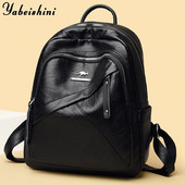 2024 Višenamjenski putni ruksak Mochilas Ženski vodootporni kožni ruksaci protiv krađe Torbe za djevojčice Ženska torba na rame