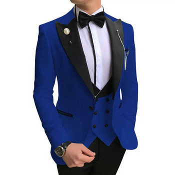 Νέο ανδρικό κοστούμι 2023 Κορεάτικη έκδοση Slim-fit Μοντέλο Business Groomsman Κοστούμι Γαμπρός Νυφικό Ανδρικό κοστούμι