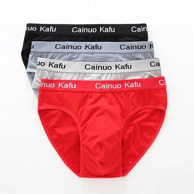 Hot Men`s Briefs Men Underwear Manufacturers Selling Large size 1 PCS Of Youth Underpants Men`s Bamboo Fiber Breathable Panties