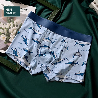 Vyriški bokseriniai šortai Vyriški apatiniai bokseriai kvėpuojantys bokseriniai kelnaitės Mielos animacinės apatinės kelnaitės Minkštos vyriškos bokserinės kelnaitės plius dydžio L-XXXL