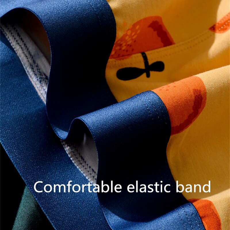 Vyriški bokseriniai šortai Vyriški apatiniai bokseriai kvėpuojantys bokseriniai kelnaitės Mielos animacinės apatinės kelnaitės Minkštos vyriškos bokserinės kelnaitės plius dydžio L-XXXL