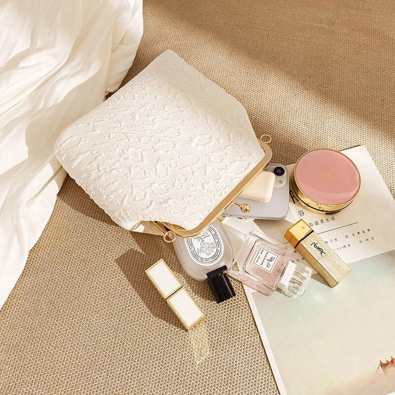 Pearl Shell Vakariniai krepšiai Moteriški Sankabos Krepšiai Prabangūs Vakariniai Krepšiai Vestuvinė Vestuvinė Rankinė Mada Karoliukų grandinėlė Vakarėlio piniginė