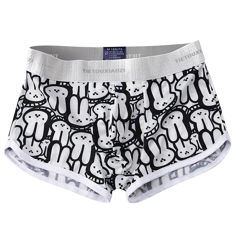ANDERSON TALISCA New Print Ploni apatiniai Vyriški Boxer Para Hombre Vyras Varpos Vyriški Bokseriai Calzoncillos Cuecas Masculinas M-3XL S043