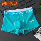 EXILIENS Brand Boxer Mens Underwear Cotton Letter Ropa Interior Hombre Mens Mens Boxers Cuecas Masculinas Man Calzoncillos Veličina M-3XL