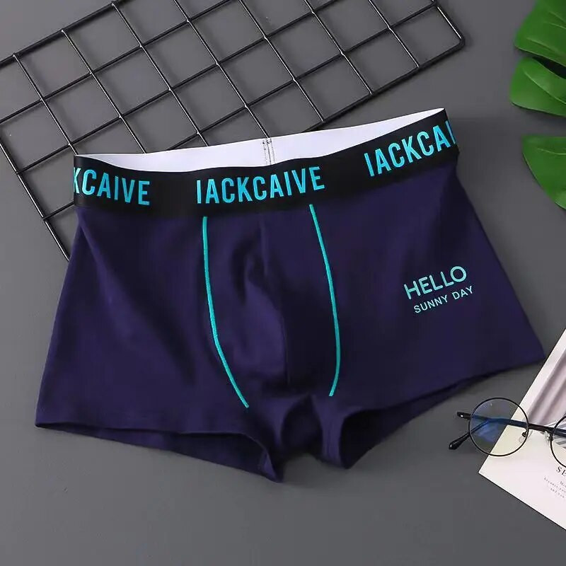 EXILIENS Brand Boxer Mens Underwear Cotton Letter Ropa Interior Hombre Mens Mens Boxers Cuecas Masculinas Man Calzoncillos Veličina M-3XL