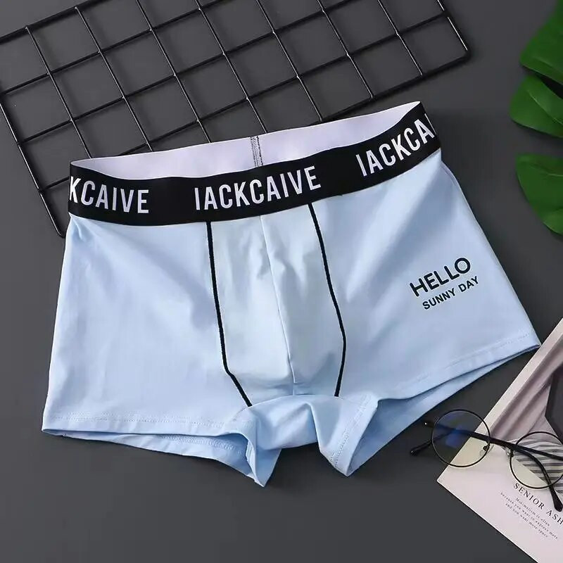 EXILIENS Brand Boxer Mens Underwear Cotton Letter Ropa Interior Hombre Mens Mens Boxers Cuecas Masculinas Man Calzoncillos Veličina M-3XL