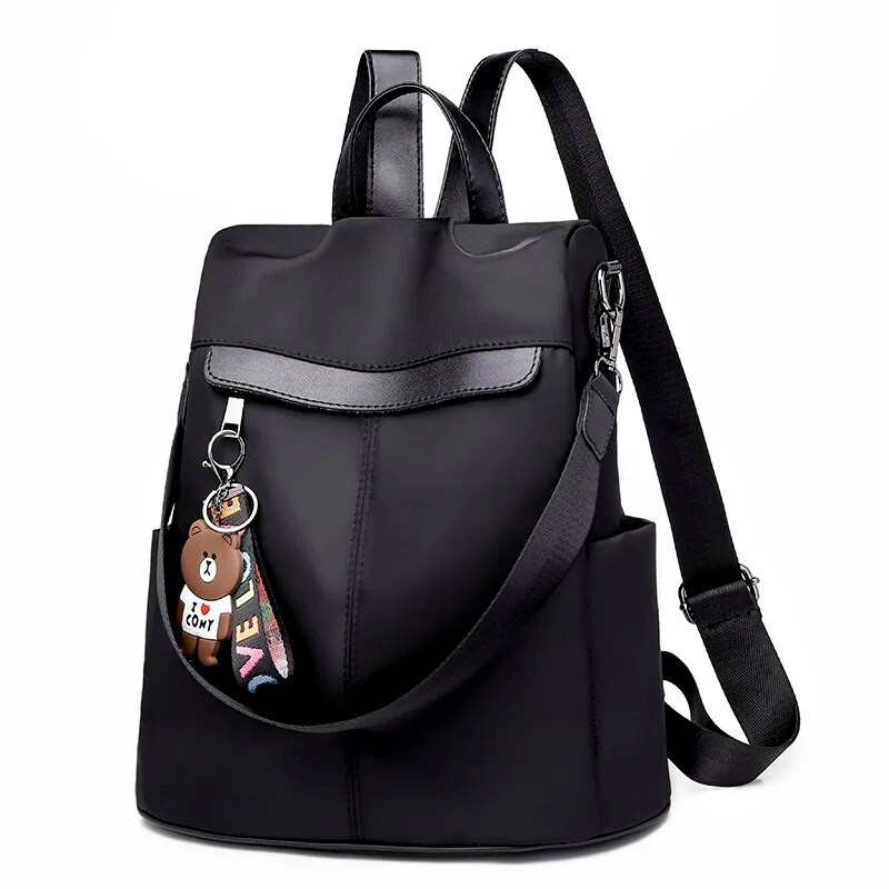 Vienspalvė kuprinė moterims Didelės talpos moteriški Oksfordo medžiaginiai krepšiai Nauji pečiai Nešiojami apsauga nuo vagystės