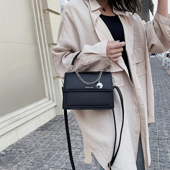 Дамска луксозна PU чанта през рамо с голям капацитет Дамски модни кожени ръчни чанти за 2023 г.