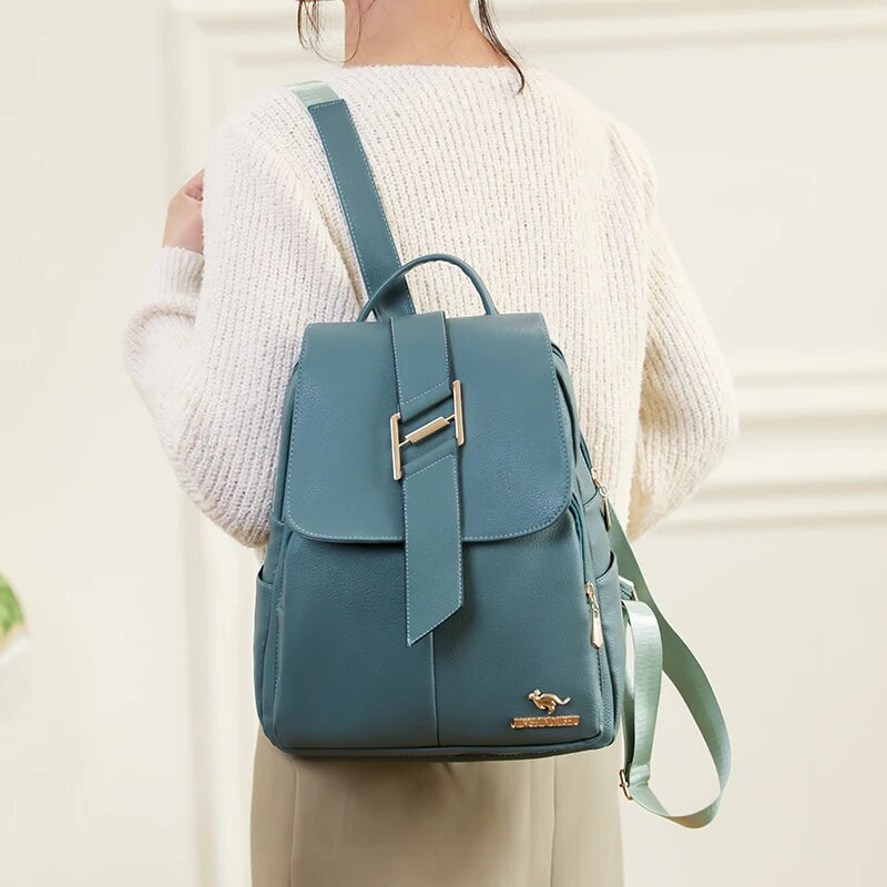 Luksuzni ruksak Ženska dizajnerska ruksak PU protuprovalna školska torba na dva ramena Torbe s promjenjivim dizajnom na jedno rame