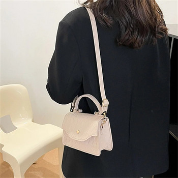 Синя субаксиларна чанта за жени Нова корейска мода Дамска чанта през рамо Тренд чанти Ретро дизайнерски луксозни дамски чанти 2023 г.