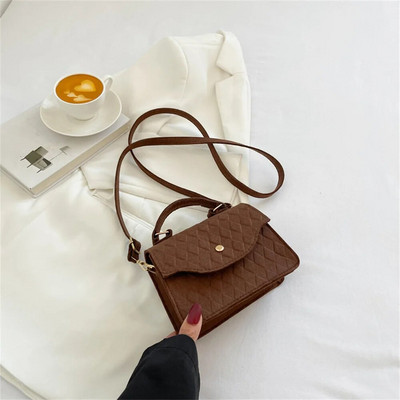 Mėlynas apatinis apatinis krepšys moterims Naujas korėjiečių mados moteriškas pečių krepšys Trend rankinės Retro dizainerio prabangūs moteriški krepšiai 2023 m.