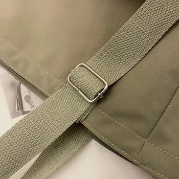 Άνοιξη νέα γυναικεία τσάντα αγορών Απλή μόδα τσάντα 2024 νάιλον αδιάβροχη μονόχρωμη τσάντα ώμου Messenger μεγάλης χωρητικότητας