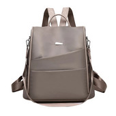 Γυναικείο σακίδιο πλάτης Μεγάλης χωρητικότητας Ελαφρύ ταξίδι ώμου Casual Solid Fashion Lady Portable School Anti Theft Waterproof Oxford