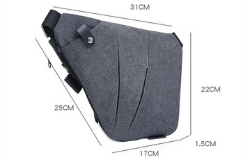 Mintiml® Personal Flex Bag Unisex Ultra Thin Αντικλεπτική Μικρή Τσάντα στήθους Mini Cross Body Τσάντες Ανδρική τσάντα με έναν ώμο