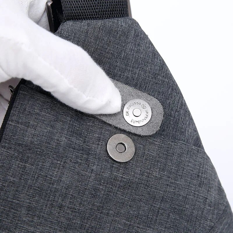 Mintiml® Personal Flex Bag Unisex Itin plonas nuo vagystės mažas krūtinės krepšys Mini Cross Body Bags Vyriškas vienas peties krepšys