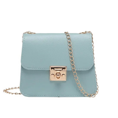 Ženske dizajnerske torbe Raznobojna torba na rame s lancem Jednobojna mini torba s preklopom Messenger torba preko ramena Clutch torbice i torbice
