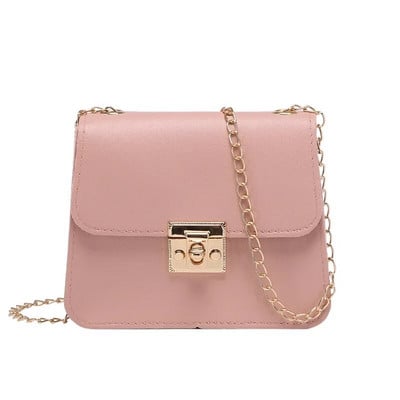 Ženske dizajnerske torbe Raznobojna torba na rame s lancem Jednobojna mini torba s preklopom Messenger torba preko ramena Clutch torbice i torbice