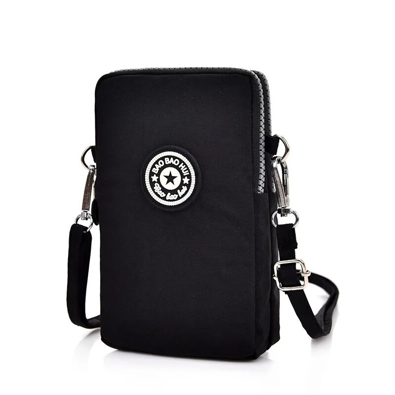 Kis válltáskák Nylon Női Mobiltelefon Táskák Mini női Messenger pénztárca Női pénztárca Új 2023 CrossBody Bag Sport pénztárca