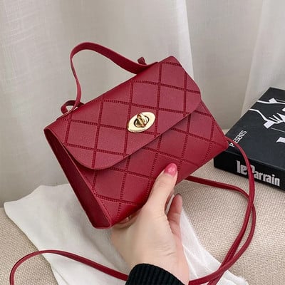 Mala kurirska torba za žene Trend ženska torba na rame Modne ženske torbe preko ramena Ručna torbica Crvena torba preko ramena Clutch za žene