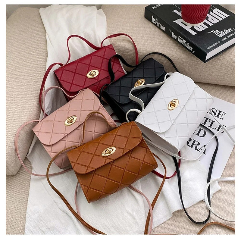 Mala kurirska torba za žene Trend ženska torba na rame Modne ženske torbe preko ramena Ručna torbica Crvena torba preko ramena Clutch za žene