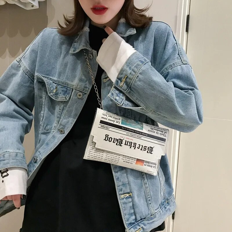 Prabangus dizaineris Moteriški krepšiai Asmeniniai madingi krepšiai ant pečių Moterų krepšys Laikraščiui modeliuojamas mažas kvadratinis krepšys