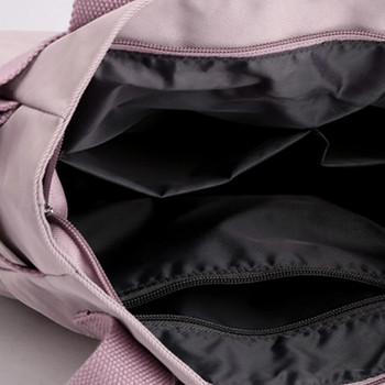 Γυναικεία νάιλον τσάντα ώμου με πολλές τσέπες αδιάβροχη τσάντα συμπλέκτη αναψυχής Αναδιπλούμενη τσάντα τσάντα hobo τσάντα για εργασία Ταξίδι Καθημερινή χρήση