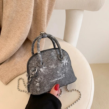 Модни черупкови чанти за жени Висококачествена кожена чанта през рамо Луксозни малки портмонета и дамска чанта Маркова чанта през рамо Нова чанта