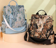 Novi dolazak Ženske modne luksuzne tiskane protuprovalne putne ruksake velikog kapaciteta Ženske ležerne torbe na rame Školska torba