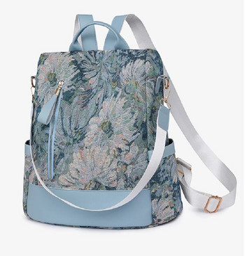 Ново пристигане Дамски модни луксозни щампи против кражба Пътни раници Голям капацитет Дамски ежедневни чанти за рамо Ученическа чанта